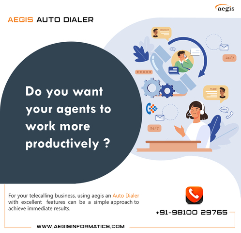 Auto dialer display